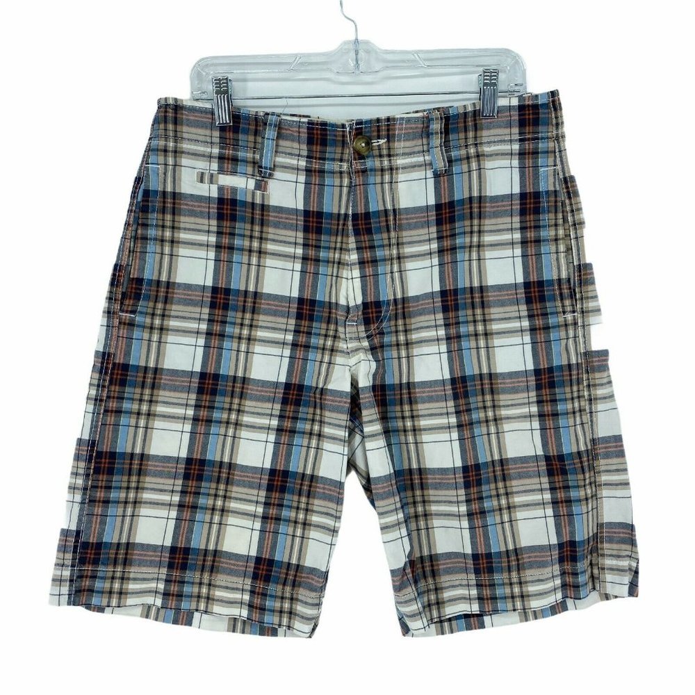 American Eagle Men's Plaid Shorts Size 30 100%